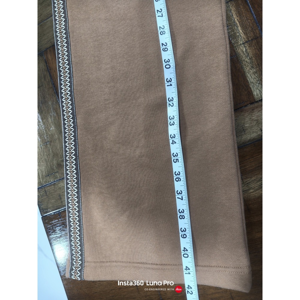 UGG Mens Tasman Straight Leg Pants Chestnut Tan Braid Trim Small - Picture 2 of 5